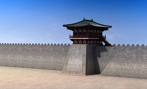 Chinese ancient building 3d model