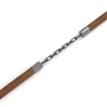 Traditional Nunchaku With Wooden Handles And Metal Chain