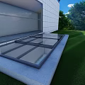 Upper and lower lifting window 3d model