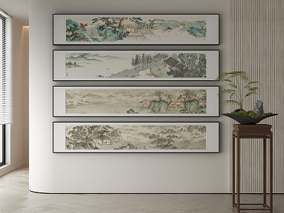 New Chinese Decorative Painting model