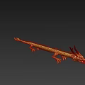 Flying Animal Golden Dragon in Multiple Poses With Flame Decorated Horns and Scaled Body