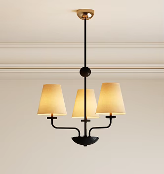 Modern Middle Ancient Chandelier French Middle Ancient Chandelier 3d model