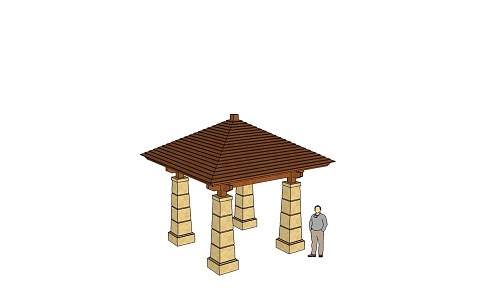 Modern Pavilion 3d model