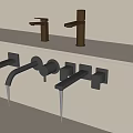 Modern faucet flow faucet 3d model