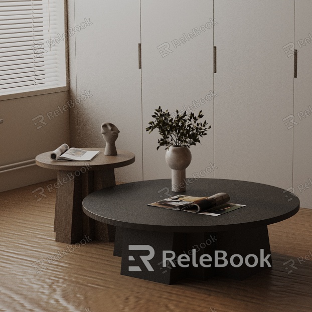 Modern coffee table model