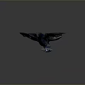 Futuristic Metallic Flying Vehicle With Sleek Blue Silver Finish And Aerodynamic Multi Wing Structure