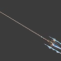 PBR Next Generation Poseidon Gun Poseidon Trident Ancient Greek Mythology Artifact Atlantis Gun Long Handle Weapon Cold Weapon 3d model