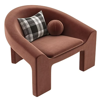 modern leisure chair 3d model