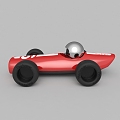 toy car electric toy car racing helmet 3d model