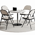 Modern Leisure Tables and Chairs Negotiation Tables and Chairs Dining Tables and Chairs 3d model