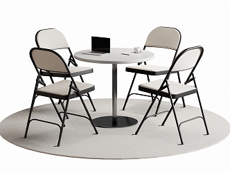 Modern Leisure Tables and Chairs Negotiation Tables and Chairs Dining Tables and Chairs 3d model