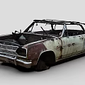 Rusty convertible 3d model