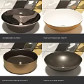 Stylish Glossy Bronze Matt White Gold And Black Washbasin Designs