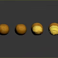 Fresh Yellow Potatoes Displayed As Whole And Sliced On Black Background