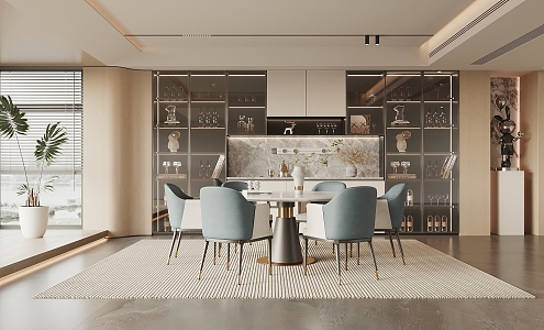 Modern Restaurant 3d model