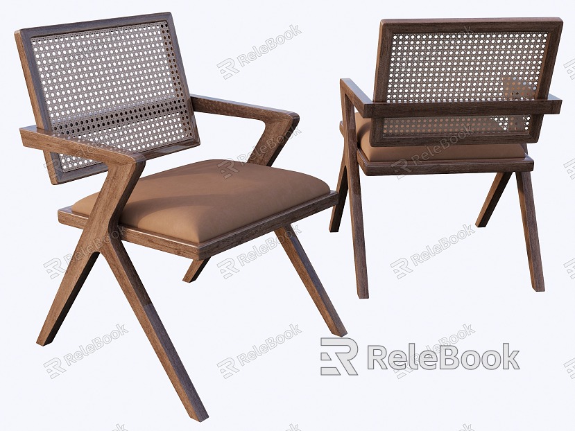 New Chinese Dining Chair Single Chair model