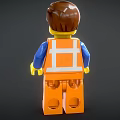 Lego toy Lego toy blocks children's toy robot 3d model