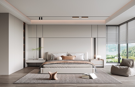 Modern Bedroom 3d model