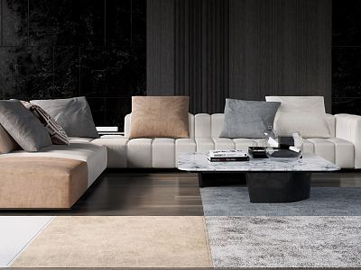 Modern Sofa Coffee Table Combination Italian Sofa Coffee Table Combination model