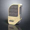 Modern Beige Industrial Equipment With Grid Panel And Functional Design Structure