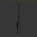 Portable Walkie Talkie With Antenna Display Screen And Keypad For Communication