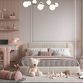 Girls Room Children's Room Girls Room Cartoon Room Kids Room Girls Bedroom Cartoon Room 3d model