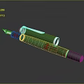 Elegant Green Fountain Pen With Shiny Metallic Accents And Smooth Grip