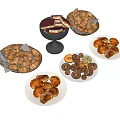 Fresh Assorted Delicious Pastries Display with Croissants Donuts and Sweet Treats