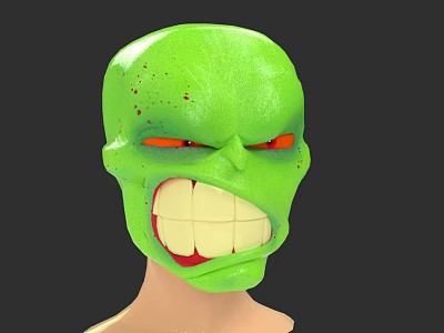 Mask portrait 3d model