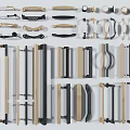 Modern Door Handle 3d model