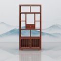 New Chinese Antique Rack 3d model