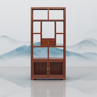 New Chinese Antique Rack 3d model