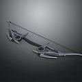 Crossbow Mechanical Crossbow Shift Bow and Arrow Shoot Far Equipment Weapons High-tech Crossbow 3d model