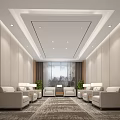 General Reception Room Modern Reception Room 3d model