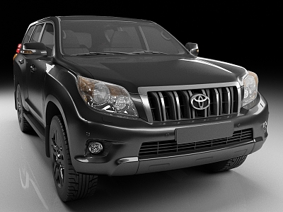 Toyota Prado 2010 off-road vehicle 3d model