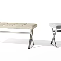 Modern Stylish Wooden Stools with Angled Leg Design and Comfortable Upholstered Seat Tops