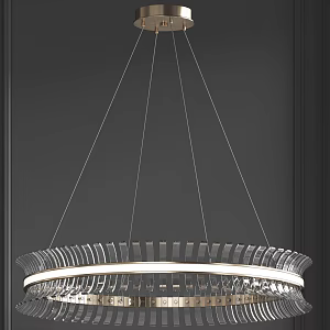 Light Luxury Chandelier Crystal Chandelier 3d model
