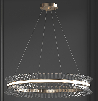 Light Luxury Chandelier Crystal Chandelier 3d model