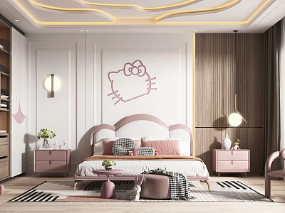 Modern Children's Room 3d model Modern Children's Room 3d model