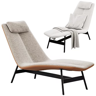 Bonaldo modern recliner 3d model