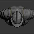 Historical Medieval Metal Armor With Helmet Chest Plate And Leg Protection