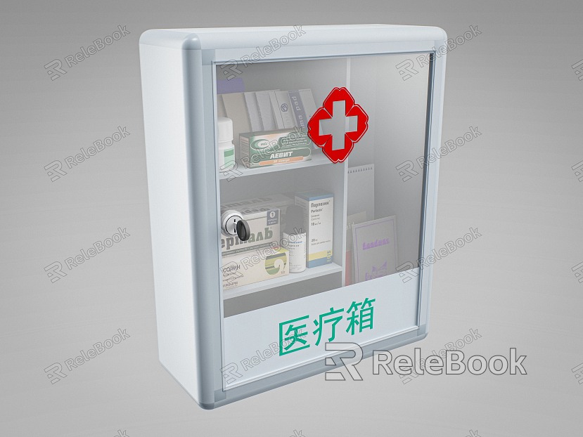 Medicine Box Medical Box Medical First Aid Box Emergency Cabinet Medical Cabinet model