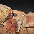 Natural Stone Materials Featuring Various Colors Different Shapes Small Gravel And Sand