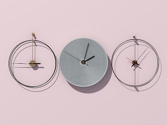 Modern clock wall clock 3d model