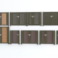 Entrance Gates Featuring Different Panel Styles And Multiple Color Choices For Home Entry
