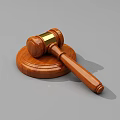 Premium Wooden Gavel As Practical Hardware Tool With Sturdy Wooden Base