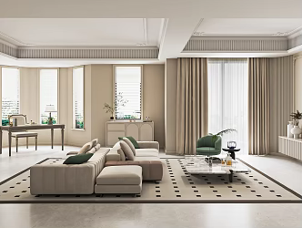 Jane's Living Room 3d model