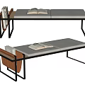 Ligne Roset Bed End Stool Bench Sofa Stool 3d model