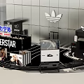 Adidas Superstar Photo Spot With Logo Display And Shoe Booth Design