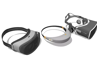 Smart Machines Featuring VR Headsets Smart Glasses And Virtual Reality Devices 3d model